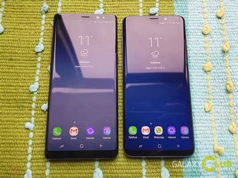 Galaxy S9 Plus Versus Note 8 Vergelijking Verschillen