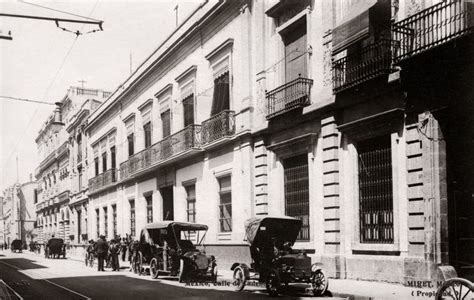 Casa De Porfirio Díaz En La Calle Cadena Foto Miret C 1908 Ciudad De México Distrito