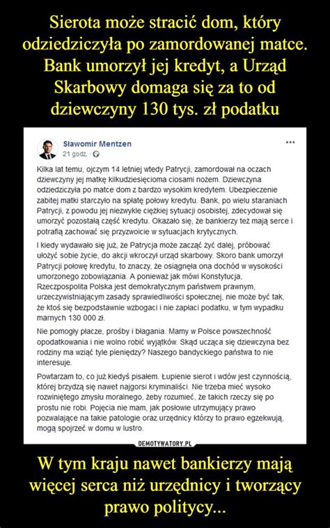 Sierota może stracić dom który odziedziczyła po zamordowanej matce