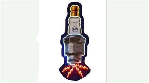 Custom Ac Spark Plug Neon Sign Neon Light Diy Neon Signs