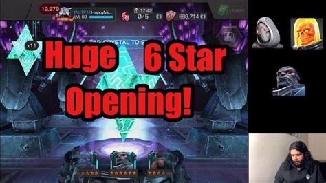 12x Massive Featured 6 Star Crystal Opening Marvel Contest Of Champions Youtube