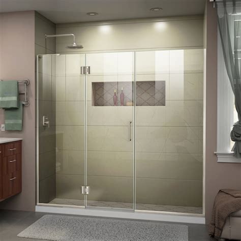 Dreamline Unidoor X Brushed Nickel 62 In To 62 1 2 In W X 72 In H