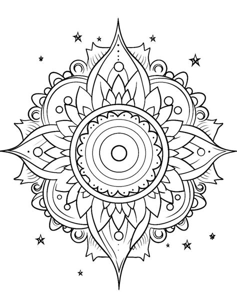 50 Mandala Coloring Pages 2024 Free Printable Sheets Moon Coloring