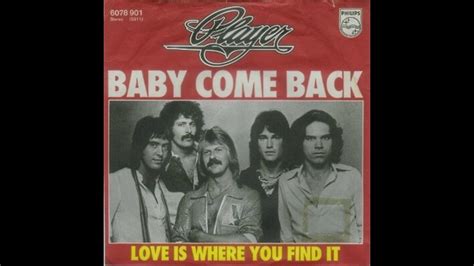 Player Baby Come Back Soft Rock Hq Hd Audio Youtube