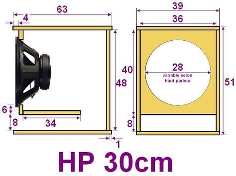 Plan Caisson De Basse Pour Haut Parleur Cm Caisson De Basse Haut