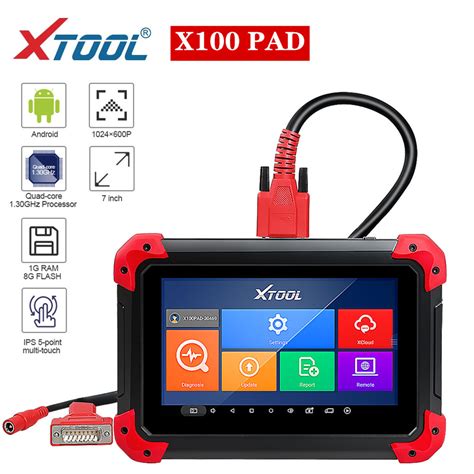 XTOOL X 100 X100 PAD Key Programmer Free Update For 2 Years