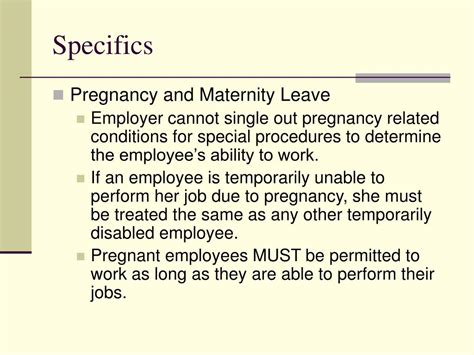 Ppt Pregnancy Discrimination Act Of 1978 Powerpoint Presentation Free Download Id6571426