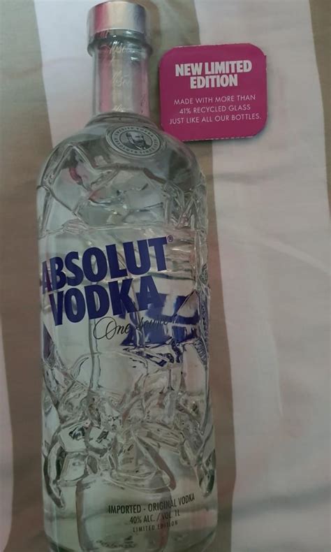 Limited Edition Absolut Vodka 1 Lit Absolut Comeback Food And Drinks