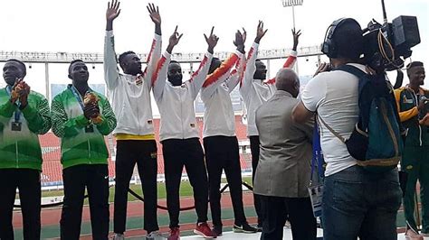 How Ghana S 4x100m Men S Relay Team Won The Race [video] Racing 4x100m Teams