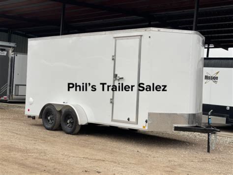 2024 Continental Cargo NEW 7X16 V NOSE ENCLOSED CARGO TRAILER In