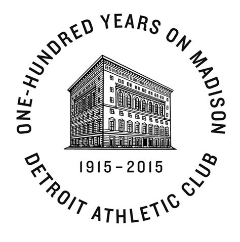 Detroit Athletic Club Logo Marks Illustrated By Steven Noble Hotel