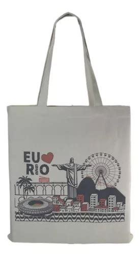 Sacola Ecobag Lembran A Rio De Janeiro Cristo Algod O Cru Mercadolivre