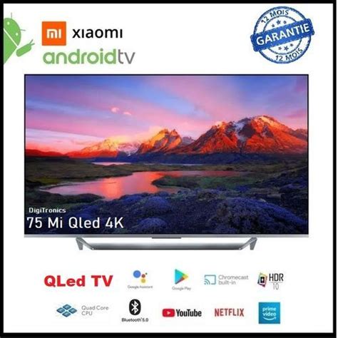 XIAOMI Smart Android Mi TV 75 QLED 4K Android Official Bluetooth