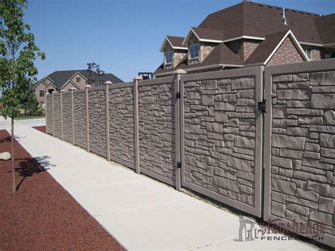 SimTek / Bufftech Fencing - Stonehenge Fence & Deck