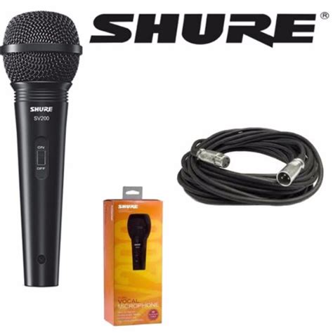 SHURE SV 200 Microfono Dinámico Vocal La Casa del Músico