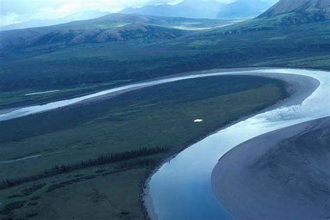 Free picture: lower, Noatak, river, summer, aerial perspective