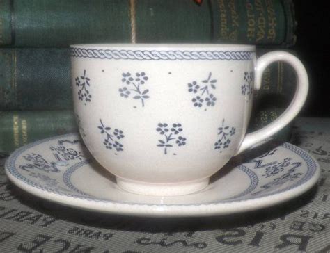 Vintage S Johnson Brothers Petite Fleur Cup And Saucer Etsy