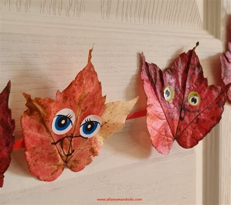 Activit D Automne Guirlande De Feuilles Allo Maman Dodo