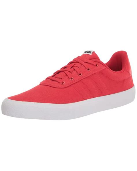 Adidas Canvas Vulc Raid3r Skate Shoe In Vivid Redvivid Redwhite Red For Men Save 59 Lyst