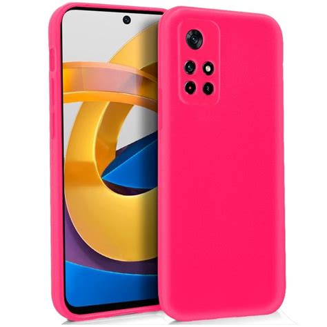 Cool Funda Silicona Rosa Para Xiaomi Poco M4 Pro 5G Redmi Note 11S 5G