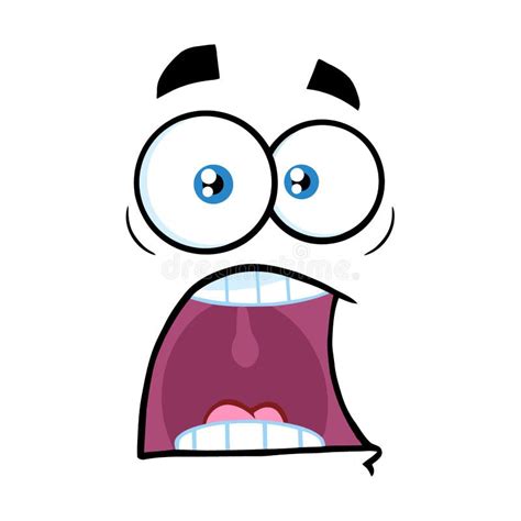 Funny Scary Face Cartoon