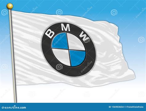 BMW Cars International Group, Flags with Logo, Illustration Editorial ...