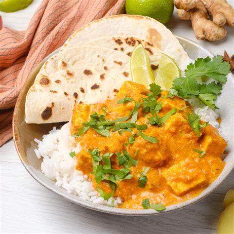 Tofu Tikka Masala Vegan Indian Tofu Curry Piping Pot Curry