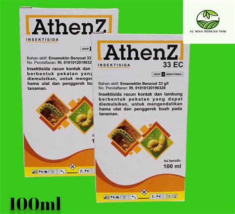 Athenz Ec Ml Bahan Aktif Emamectin Benzoat G L Insektisida Ulat