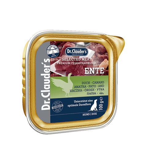 Dr Clauder Nassfutter F R Hund Selected Meat Hirsch Und Kartoffel