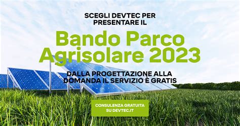 Partecipa Al Bando Parco Agrisolare 2023