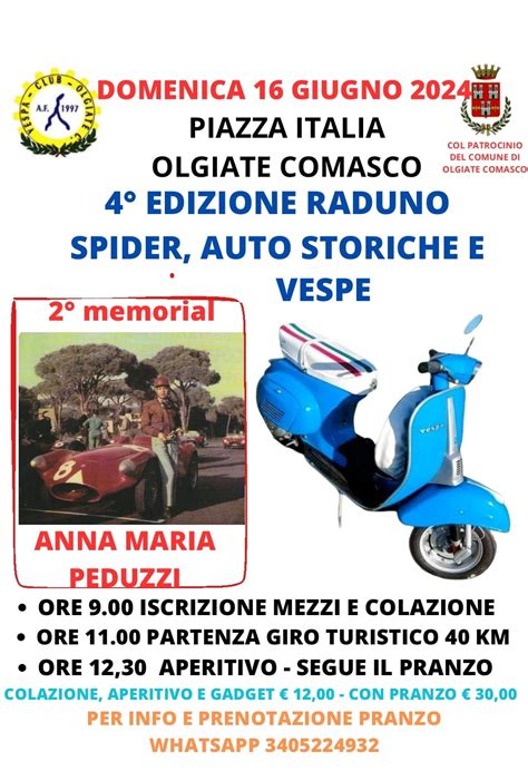 Edizione Raduno Spider Auto Storiche E Vespe Autoraduni It La