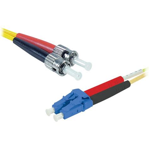 Liga óptica dúplex modo simple 2mm OS2 LC UPC ST UPC 3 metros Cable