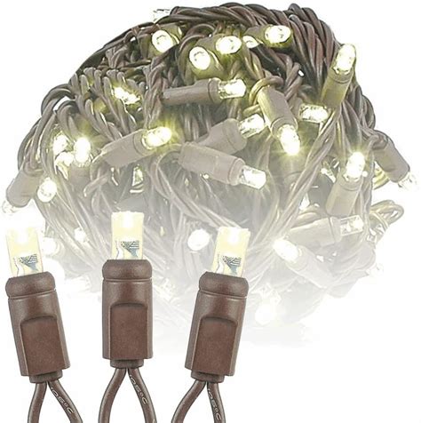 Novelty Lights Warm White LED Christmas String Lights UL Listed