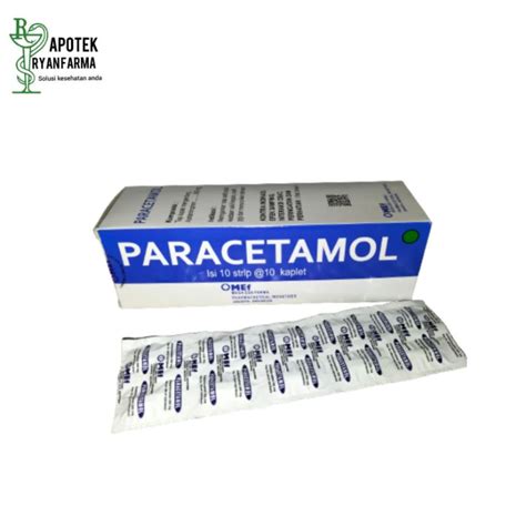 Jual PARACETAMOL PARASETAMOL MEF 500MG OBAT TURUN PANAS MERIANG PANAS