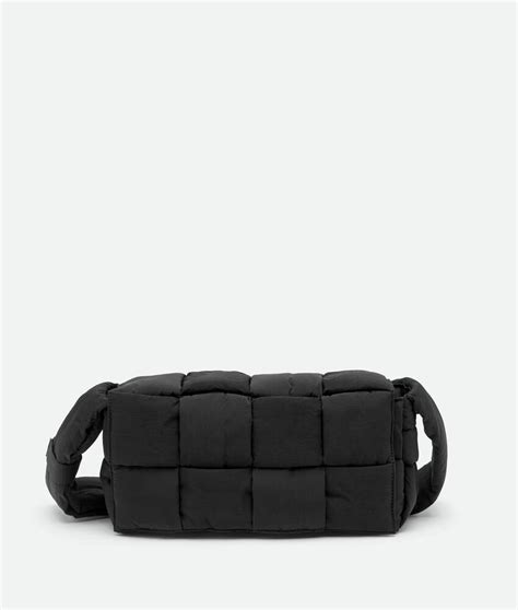 Bottega Veneta Black Padded Tech Cassette Bag