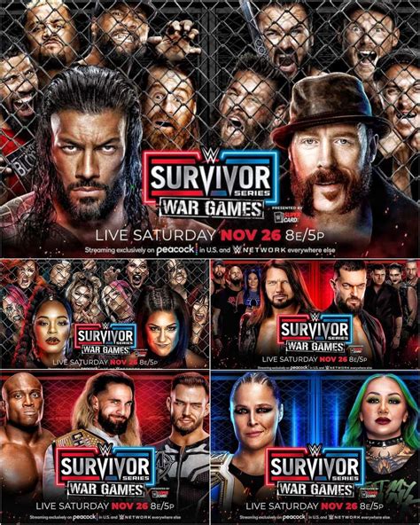 Wwe Survivor Series War Games Match Card