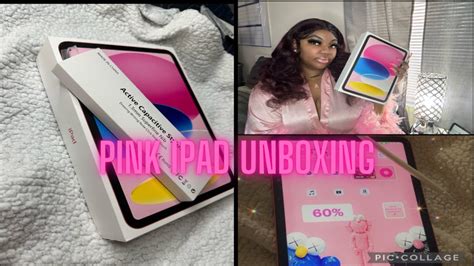 Unboxing 10th Generation Pink Ipad 🩷 Accessories Set Up Youtube