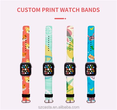 Luxury Custom Designer Exclusive I Sublimation Leather Smart Watch