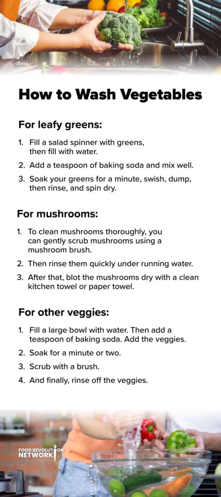 How to Wash Vegetables and Fruits to Remove Pesticides