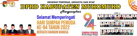 Segenap Pimpinan Anggota Staf Dprd Kabupaten Mukomuko Mengucapkan