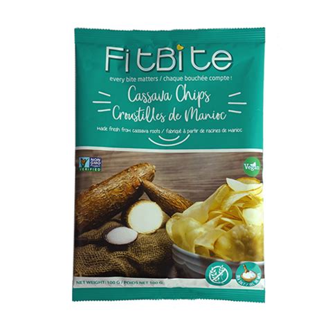 Fitbite Cassava Chips Sea Salt 100g — Natural Food Pantry Online