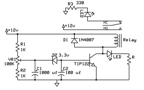 12v Time Delay Relay Circuit Diagram