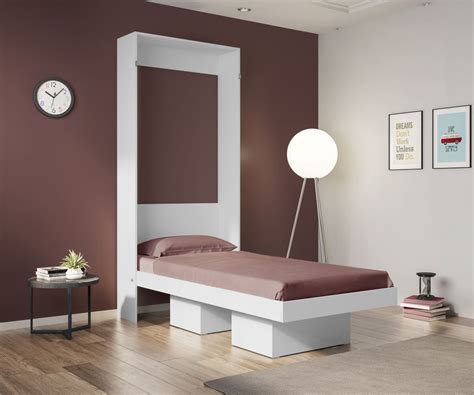 Cama Plegable Vertical Plaza Manhattan Blanco