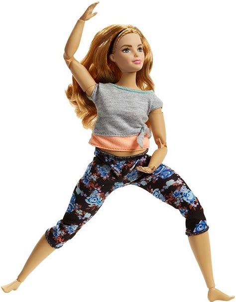 Outlet Mattel Barbie Lalka Made To Move Fitness Gimnastyczka Ruda Z