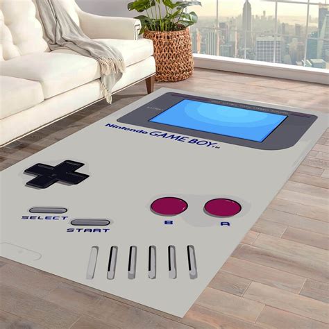 Retro Gameboy Rug Game Console Rug Gamer Rug Game Room Rug Etsy