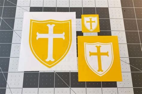 Crusader Cross Symbol Stencil Freedom Stencils