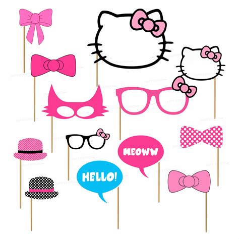 Hello Kitty Theme Props Personalized Birthday Party Supplies Online Party Supplies India