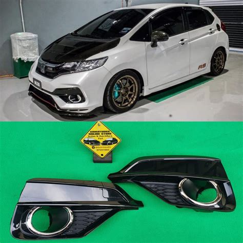 Jual Cover Foglamp Honda Fit Jazz Gk Jdm Original Japan List Chrome