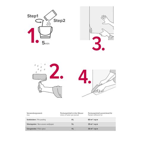 Tapetenkleister F R Vliestapeten Und Glasgewebe Wall Art De