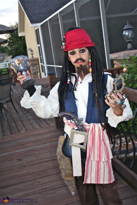 Captain Jack Sparrow Halloween Costume for Boys